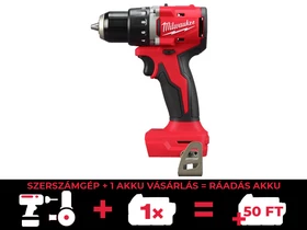 Milwaukee M18 BLDDRC-0 akkus fúrócsavarozó tokmányos