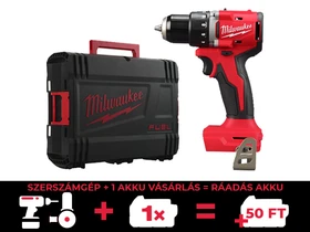 Milwaukee M18 BLDDRC-0X akkus fúrócsavarozó tokmányos + Heavy Duty
