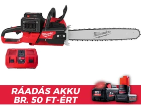 Milwaukee M18F2CHS50-802 akkus láncfűrész 18 V | 482 mm | Szénkefementes | 2 x 8 Ah akku + töltő | Kartondobozban