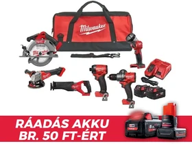 Milwaukee M18FPP6G3-502B gépcsomag Kofferben
