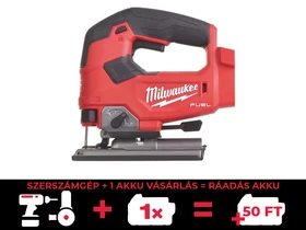 Milwaukee M18FJS-0 akkus dekopírfûrész 18 V | 100 mm | Szénkefementes | Akku és töltõ nélkül | Kartondobozban