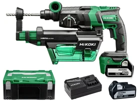 HiKOKI DH18DPCWUZ akkus fúrókalapács 2 x 5 Ah+ töltő HiKOKI DH18DPCWUZ akkus fúrókalapács 2 x 5 Ah+ töltő