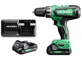 HiKOKI DV18DFWKZ akkus ütvefúró-csavarozó 2x2.0Ah+töltő, kartondobozban