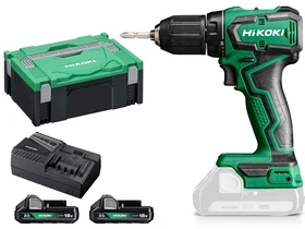 HiKOKI DS18DDWRZ akkus fúrócsavarozó tokmányos 2 x 2.0 Ah+ töltő, 55 Nm, HSC HiKOKI DS18DDWRZ akkus fúrócsavarozó tokmányos 2 x 2.0 Ah+ töltő, 55 Nm, HSC