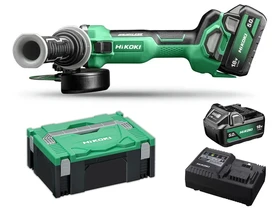 HiKOKI G1813DAWQZ akkus sarokcsiszoló 125 mm, 2 x 5 Ah+ töltő, HSC HiKOKI G1813DAWQZ akkus sarokcsiszoló 125 mm, 2 x 5 Ah+ töltő, HSC