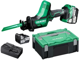 HiKOKI CR18DAWPZ akkus dekopírfűrész 2 x 5.0 Ah + töltő, 1,7 kg, HSC kofferben