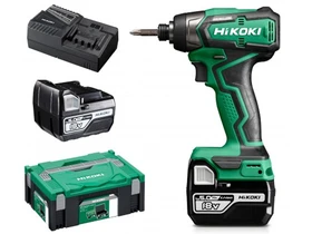 HiKOKI WH18DDWPZ akkus ütvecsavarozó 2 x 5.0 Ah + töltő, szénkefementes, HSC kofferben HiKOKI WH18DDWPZ akkus ütvecsavarozó 2 x 5.0 Ah + töltő, szénkefementes, HSC kofferben
