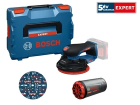 Bosch EXEX18V-150-5 akkus excentercsiszoló 18 V | 150 mm | Szénkefementes | Akku és töltő nélkül | L-Boxx-ban