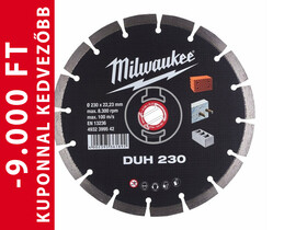 Milwaukee DUH 230x22,2 mm-es gyémánt vágótárcsa