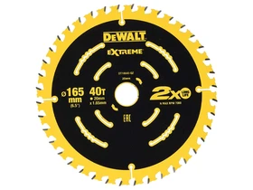 DeWalt EXTREME 165 x 20mm 40T körfűrészlap DeWalt EXTREME 165 x 20mm 40T körfűrészlap