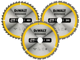 DeWalt DT1962 körfűrészlap készlet 216mm DeWalt DT1962 körfűrészlap készlet 216mm
