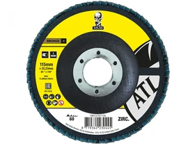 Atlas KX663 lamellás csiszolótárcsa 115x22mm P60