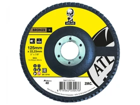 Atlas KX663 lamellás csiszolótárcsa 125x22mm P40