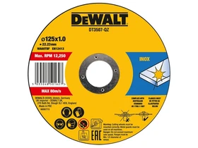 DeWalt EXTREME vágókorong 125 x 1mm Inox 10db DeWalt EXTREME vágókorong 125 x 1mm Inox 10db