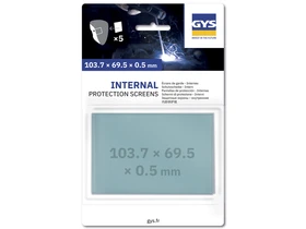 GYS 103,7x69,5x0,5mm hegesztő szűrőelem védőplexi Apollo+ / Ergotech+ GYS 103,7x69,5x0,5mm hegesztő szűrőelem védőplexi Apollo+ / Ergotech+