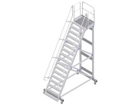 Zarges gurulós Lépcsős dobogó 4250 x 1000 mm Zarges gurulós Lépcsős dobogó 4250 x 1000 mm