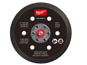 Milwaukee 150mm csiszolótányér puha és Hook & Loop Milwaukee 150mm csiszolótányér puha és Hook & Loop