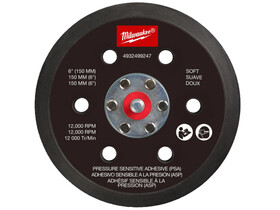 Milwaukee 150mm csiszolótányér kemény és PSA Milwaukee 150mm csiszolótányér kemény és PSA