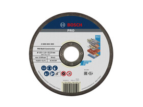 Bosch PRO Multi Material vágókorong 125 x 1,6 x 22,23 mm Bosch PRO Multi Material vágókorong 125 x 1,6 x 22,23 mm