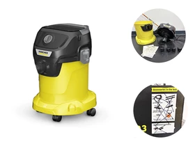 Karcher KWD3 elektromos porszívó (újracsomagolt) Karcher KWD3 elektromos porszívó (újracsomagolt)