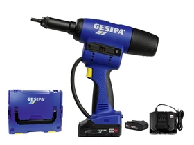 Gesipa FireBird Pro Gold Edition akkus szegecsanyahúzó 2x2Ah + töltő Gesipa FireBird Pro Gold Edition akkus szegecsanyahúzó 2x2Ah + töltő