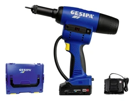 Gesipa FireBird Pro akkus szegecsanyahúzó 2Ah + töltő
