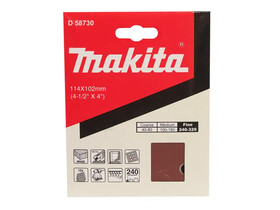 Makita rezgőcsiszoló papír 114x102 mm A240 Makita rezgőcsiszoló papír 114x102 mm A240