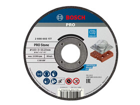 Bosch PRO Stone vágókorong 115 x 3 x 22,23 mm