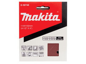 Makita rezgőcsiszoló papír 114x102 mm A320