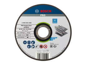 Bosch PRO Stainless Steel and Metal vágókorong 125 x 0,8 x 22,23 mm