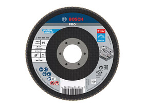 Bosch PRO X571 lamellás csiszolótárcsa 115 mm, G80 Bosch PRO X571 lamellás csiszolótárcsa 115 mm, G80