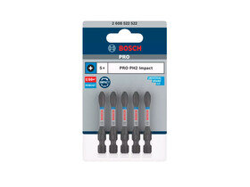 Bosch PRO Phillips phillips behajtóbit PH2, 55 mm, 5 db Bosch PRO Phillips phillips behajtóbit PH2, 55 mm, 5 db