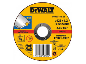 DeWalt vágókorong 125mm x 1.2mm x 22.23mm