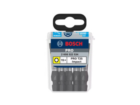 Bosch PRO Torx torx behajtóbit T25, 55 mm, 15 db Bosch PRO Torx torx behajtóbit T25, 55 mm, 15 db