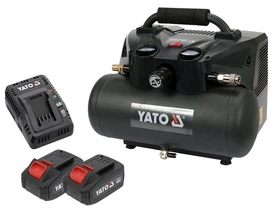 Yato YT-23241 akkus kompresszor 36 V, 6 l, max. 8 bar + 2×3,0 Ah akku Yato YT-23241 akkus kompresszor 36 V, 6 l, max. 8 bar + 2×3,0 Ah akku