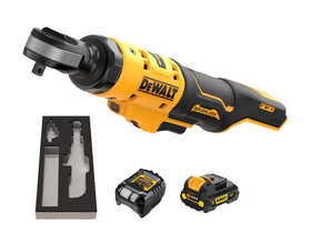 DeWalt DCF503L1G-QW akkus racsnis csavarkulcs 12 V | 3/8 inch | 81 Nm | Szénkefementes | 1 x 3 Ah akku + töltõ | Kartondobozban DeWalt DCF503L1G-QW akkus racsnis csavarkulcs 12 V | 3/8 inch | 81 Nm | Szénkefementes | 1 x 3 Ah akku + töltõ | Kartondobozban
