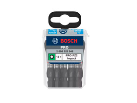 Bosch PRO Pozidriv pozidrive behajtóbit PZ2, 55 mm, 15 db