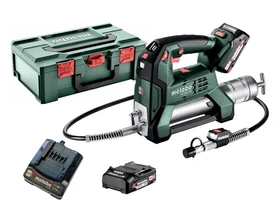 Metabo FP 18 LTX akkus zsírzópisztoly 18 V | 400 ml | 414 bar/690 bar | Szénkefementes | 2 x 2 Ah akku + töltő | metaBOX-ban