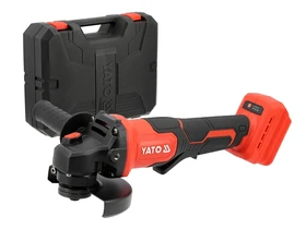 Yato YT-828256 akkus sarokcsiszoló 18 v | 125 mm | 5000, 7000, 9000 rpm | Szénkefementes | Akku és töltő nélkül | Kartondobozban Yato YT-828256 akkus sarokcsiszoló 18 v | 125 mm | 5000, 7000, 9000 rpm | Szénkefementes | Akku és töltő nélkül | Kartondobozban