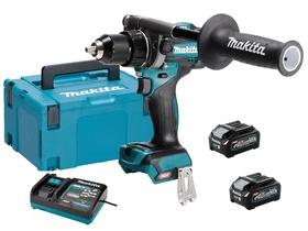 Makita DF001GM201 akkus fúrócsavarozó tokmányos 40 V | 140 Nm | Szénkefementes | 2 x 4 Ah akku + töltő | MakPac-ban