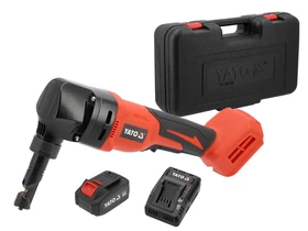 Yato YT-82398 akkus folyamatos lyukasztó 18 V | 1,2 mm | Szénkefés | 1 x 4 Ah akku + töltő | Kofferben Yato YT-82398 akkus folyamatos lyukasztó 18 V | 1,2 mm | Szénkefés | 1 x 4 Ah akku + töltő | Kofferben
