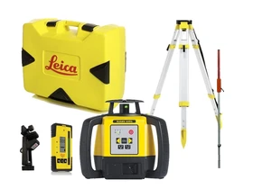 Leica Rugby 640G forgólézer Zöld | Hatósugár: 0 - 30 m | 0 - 800 m | 4 x elem + elemadapter | Kofferben