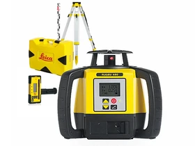 Leica Rugby 680 + Rod Eye 160 + CTP104  forgólézer Hatósugár: 0 - 400 m | Akku és töltő nélkül | Kofferben