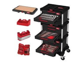 Milwaukee szerszámkészlet 3x4 fiókos 382 részes