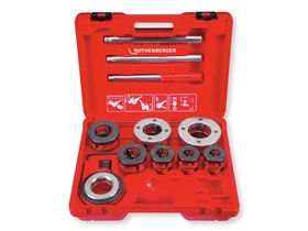 Rothenberger Super Cut kézi csőmenetvágó készlet BSPT | 1/2 - 2 inch | 9 db Rothenberger Super Cut kézi csőmenetvágó készlet BSPT | 1/2 - 2 inch | 9 db