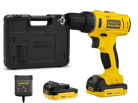Stanley Fatmax FMC011S2-QW akkus fúrócsavarozó bitbefogással 10,8 v | 27 Nm | Szénkefés | 2 x 1,5 Ah akku + töltő | Kofferben Stanley Fatmax FMC011S2-QW akkus fúrócsavarozó bitbefogással 10,8 v | 27 Nm | Szénkefés | 2 x 1,5 Ah akku + töltő | Kofferben