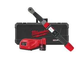 Milwaukee M12ONEFTR38-201C akkus digitális kézi nyomatékkulcs 12 V | 13,6 - 135,6 Nm | 3/8 inch | Szénkefementes | 1 x 2 Ah akku + töltő Milwaukee M12ONEFTR38-201C akkus digitális kézi nyomatékkulcs 12 V | 13,6 - 135,6 Nm | 3/8 inch | Szénkefementes | 1 x 2 Ah akku + töltő