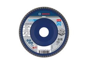 Bosch PRO X571 lamellás csiszolótárcsa 115 mm, G40 Bosch PRO X571 lamellás csiszolótárcsa 115 mm, G40