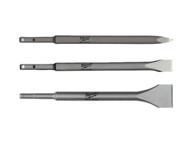 Milwaukee 3 részes (hegyes, lapos és széles) sDS-Plus véső készlet Milwaukee 3 részes (hegyes, lapos és széles) sDS-Plus véső készlet