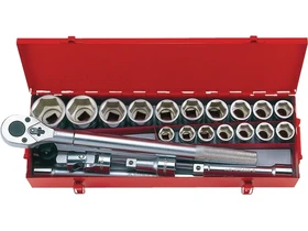 23 reszes 34 -os kezi dugokulcs keszlet 6 6323MR Kép: 23 reszes 34 -os kezi dugokulcs keszlet 6 6323MR.webp